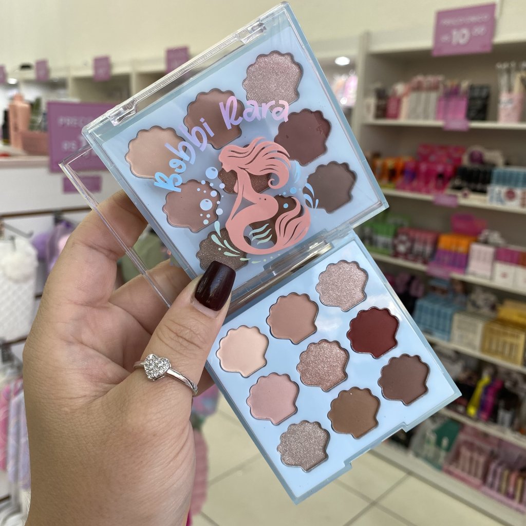 Paleta De Sombras 9 Cores Sereia (03) BB5234 - Bobbi Rara SOM0295