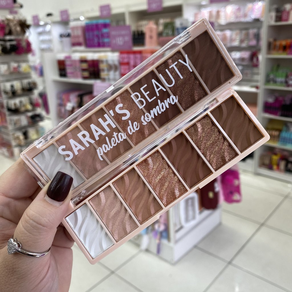 Paleta De Sombra 7 Cores (A) S6808 - Sarah's Beauty SOM0297