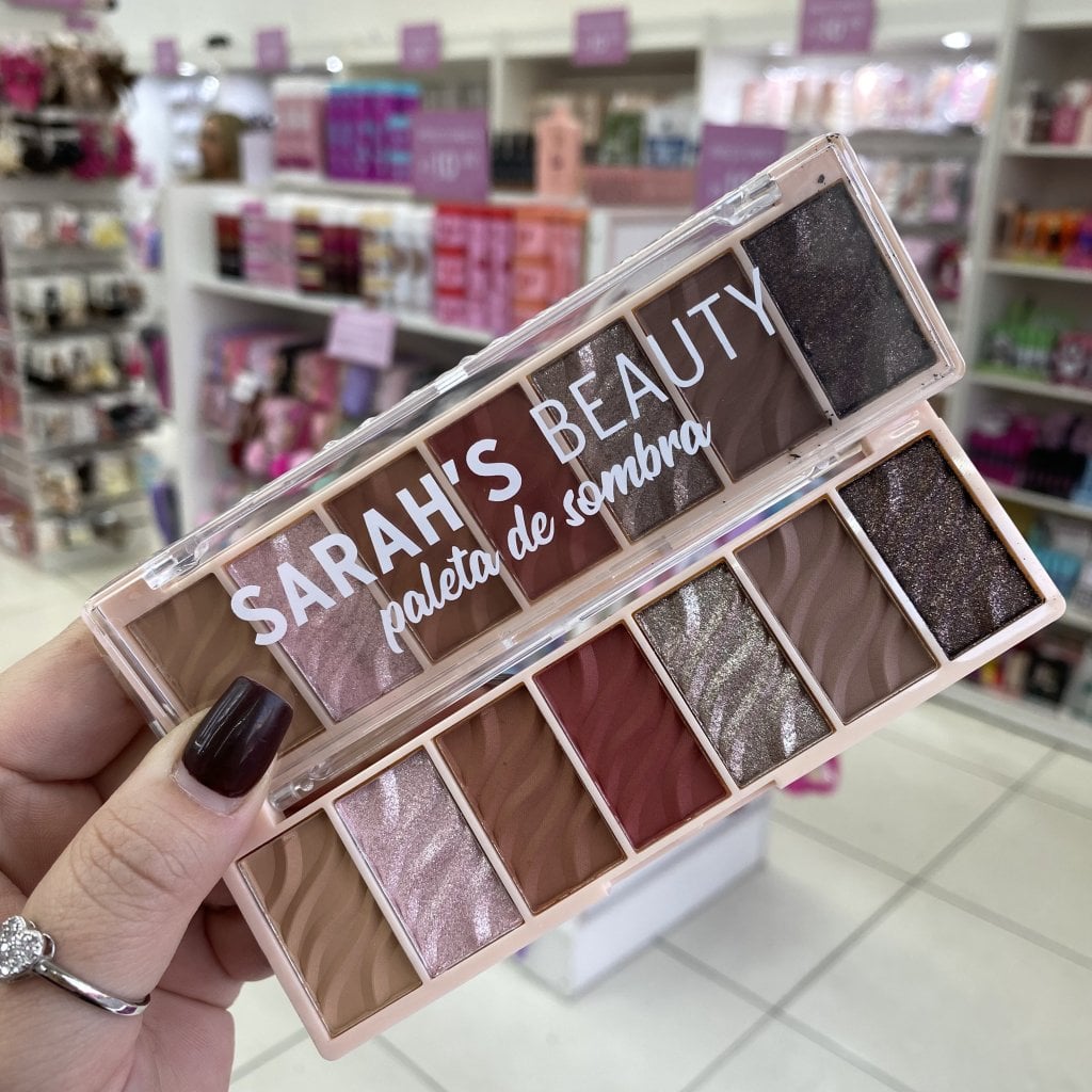 Paleta De Sombra 7 Cores (C) S6808 - Sarah's Beauty SOM0299