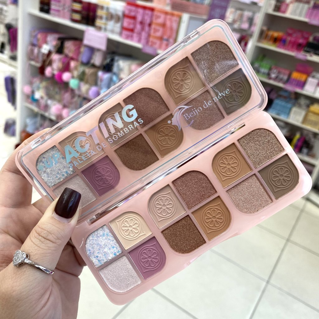 Paleta De Sombras 12 Cores (01) BN7016 - Beijo De Neve SOM0301