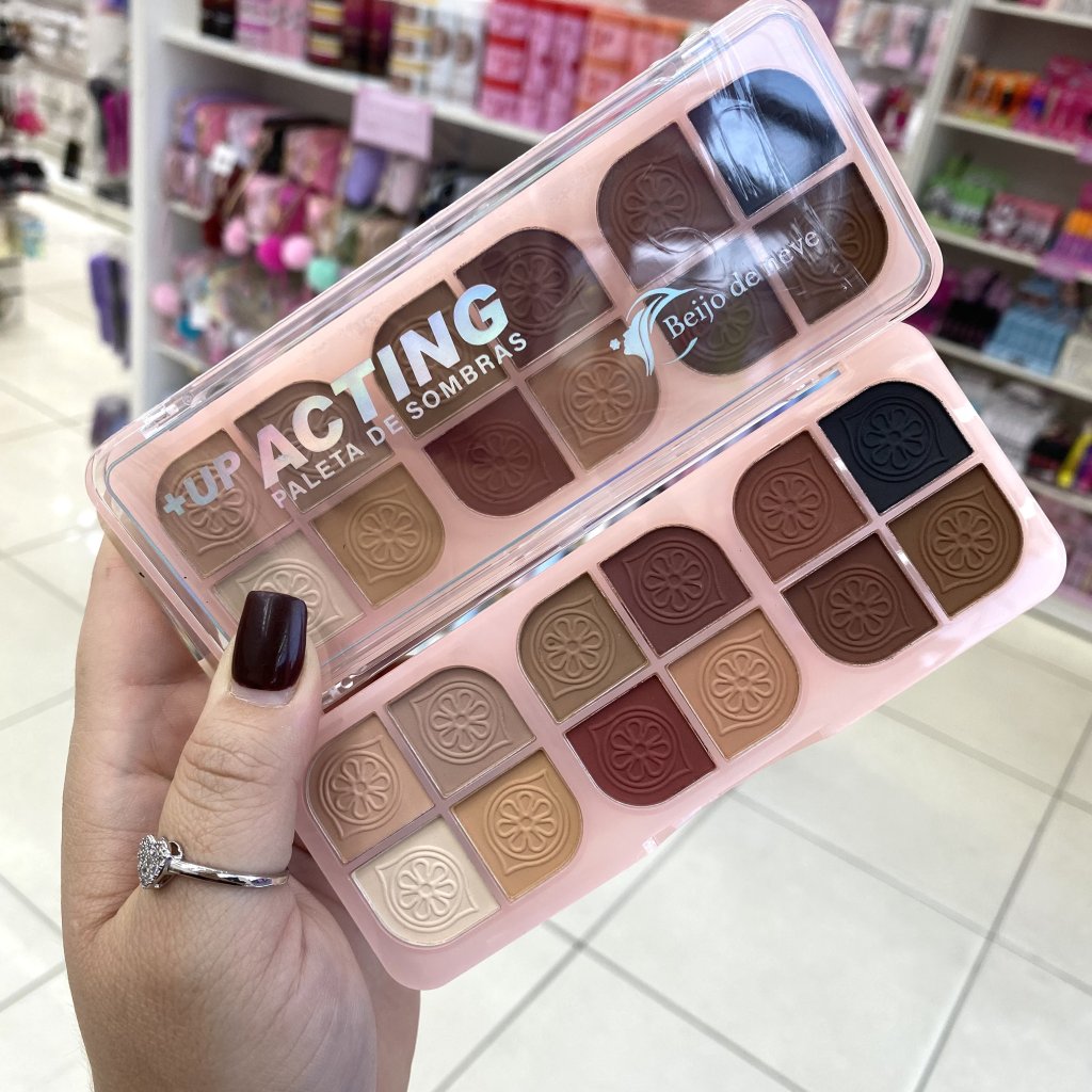 Paleta De Sombras 12 Cores (02) BN7016 - Beijo De Neve SOM0302