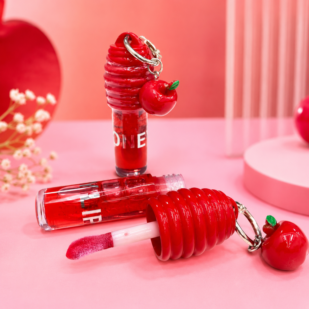 Gloss labial + chaveiro de maçã 🍎 - Lip Honey GLOS0416