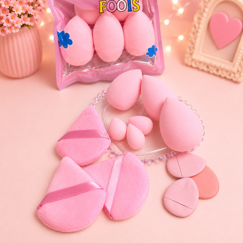 Kit Esponjas Diversos 12 Pçs - Beauty Tools ESP0125