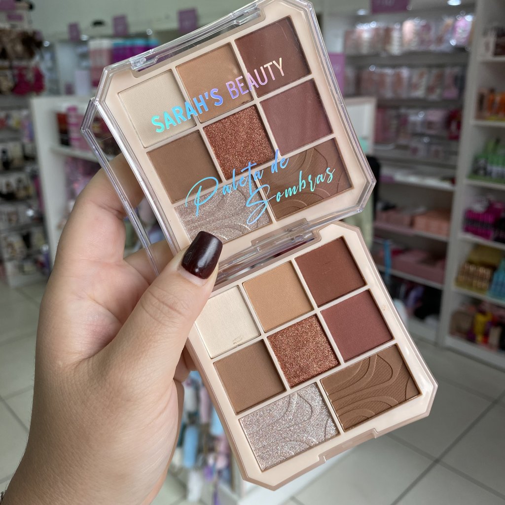 Paleta De Sombras 8 Cores (A) S6769 - Sarah's Beauty SOM0304