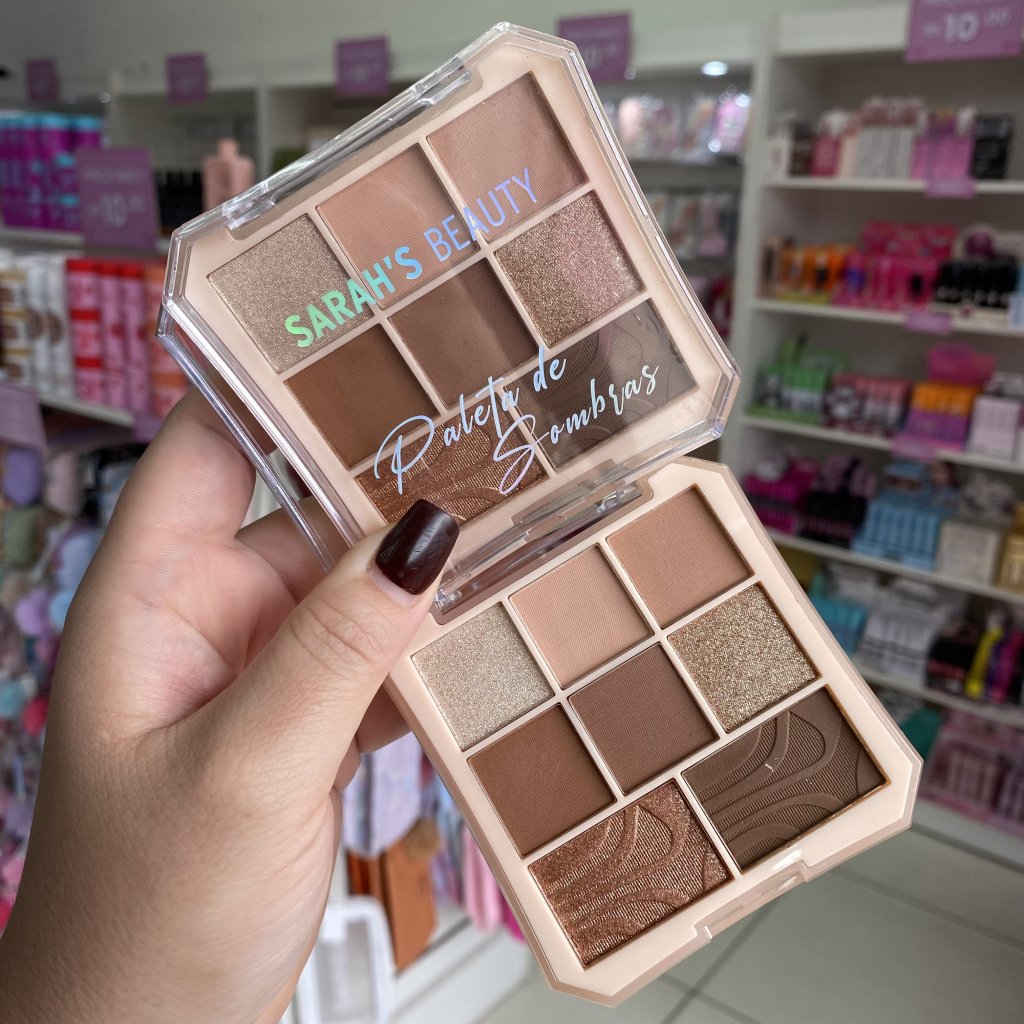 Paleta De Sombras 8 Cores (C) S6769 - Sarah's Beauty SOM0306
