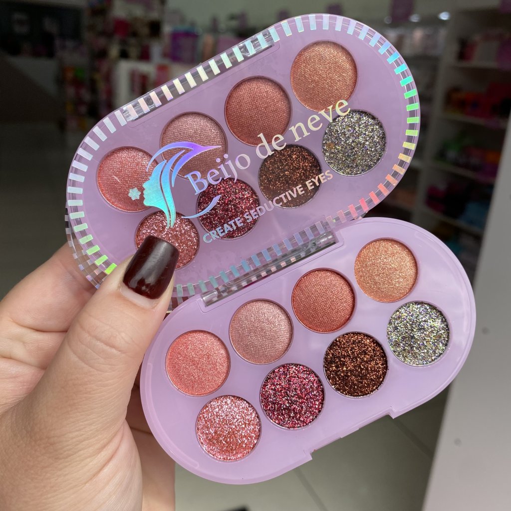Paleta De Sombras E Glitter Seductive (02) BN7014 - Beijo De Neve SOM0308