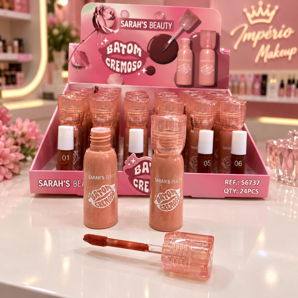 Batom cremoso Matte S6737 - Sarah’s Beauty 