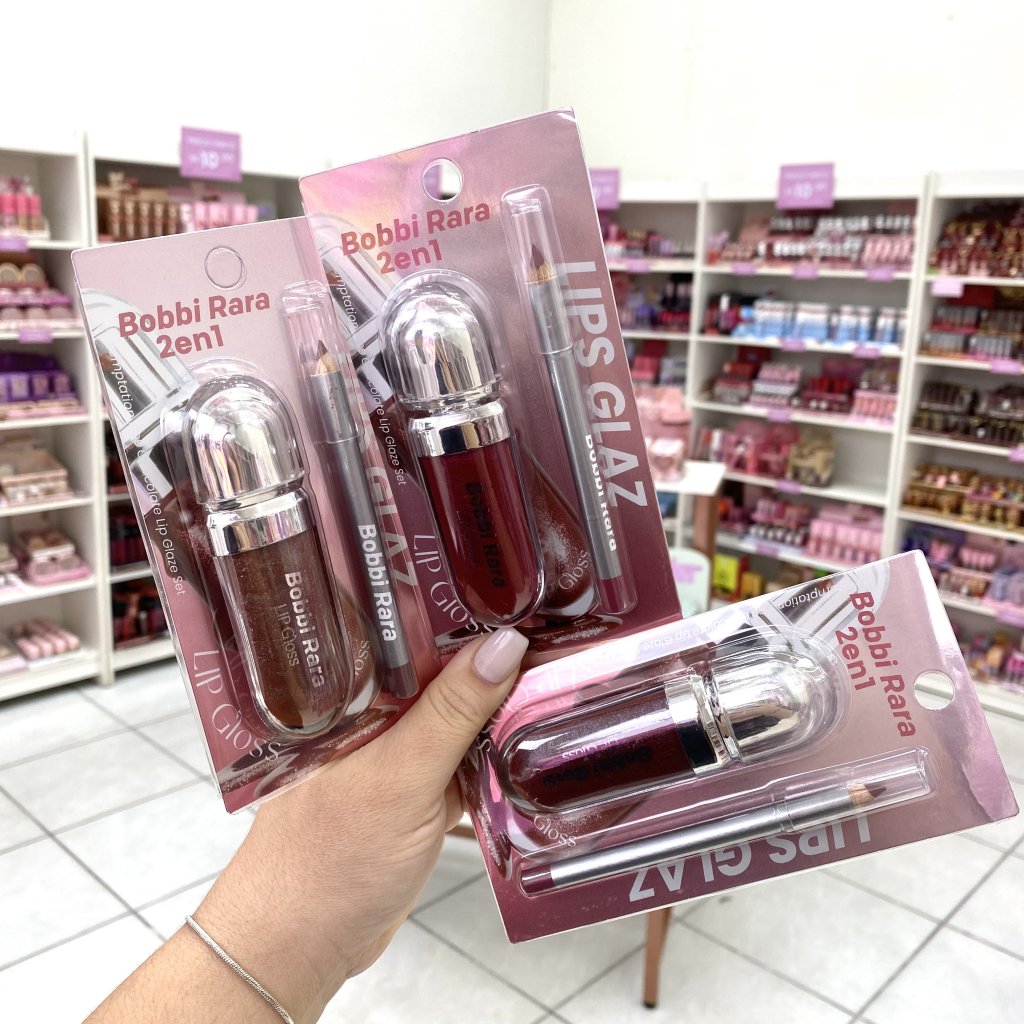 Duo Lápis Labial + Gloss BRB-042 - Bobbi Rara BAT0156