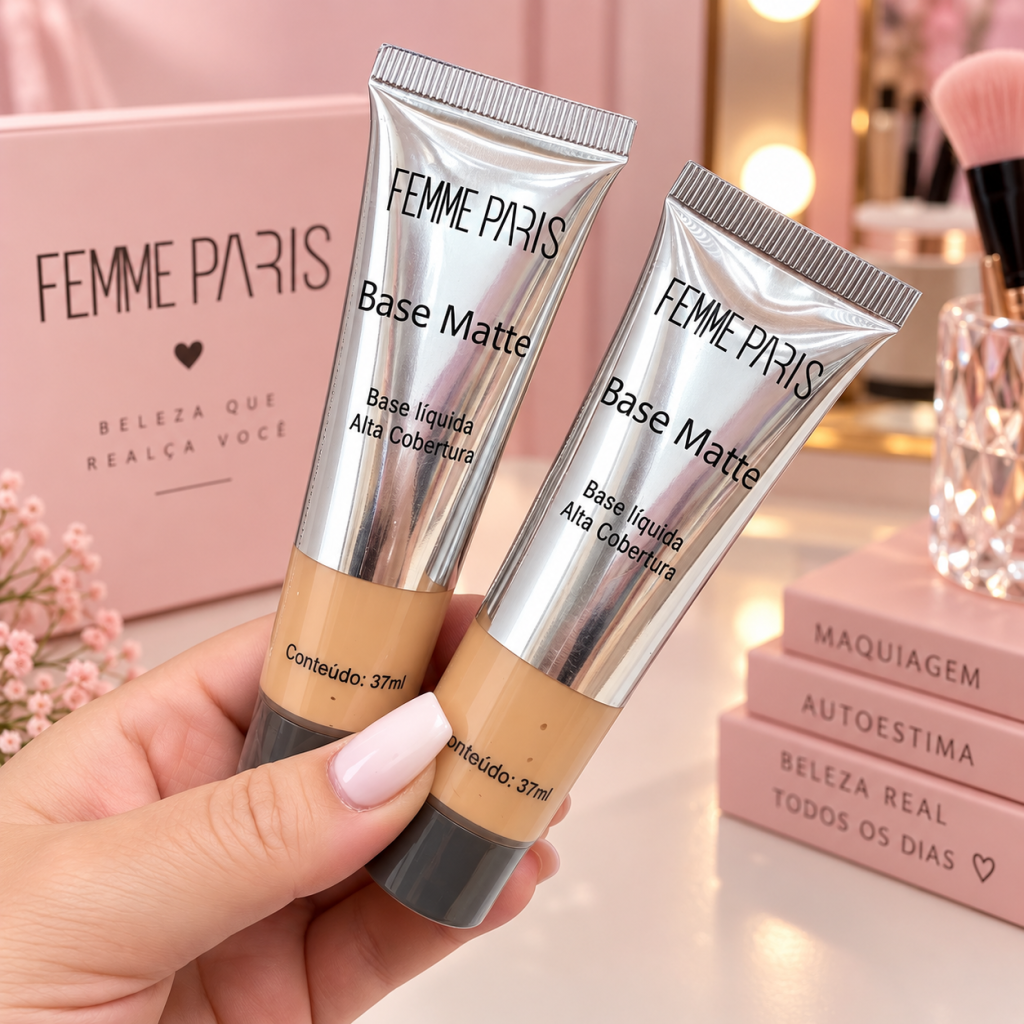 Base Líquida Matte FR161 - Femme Paris BS0117