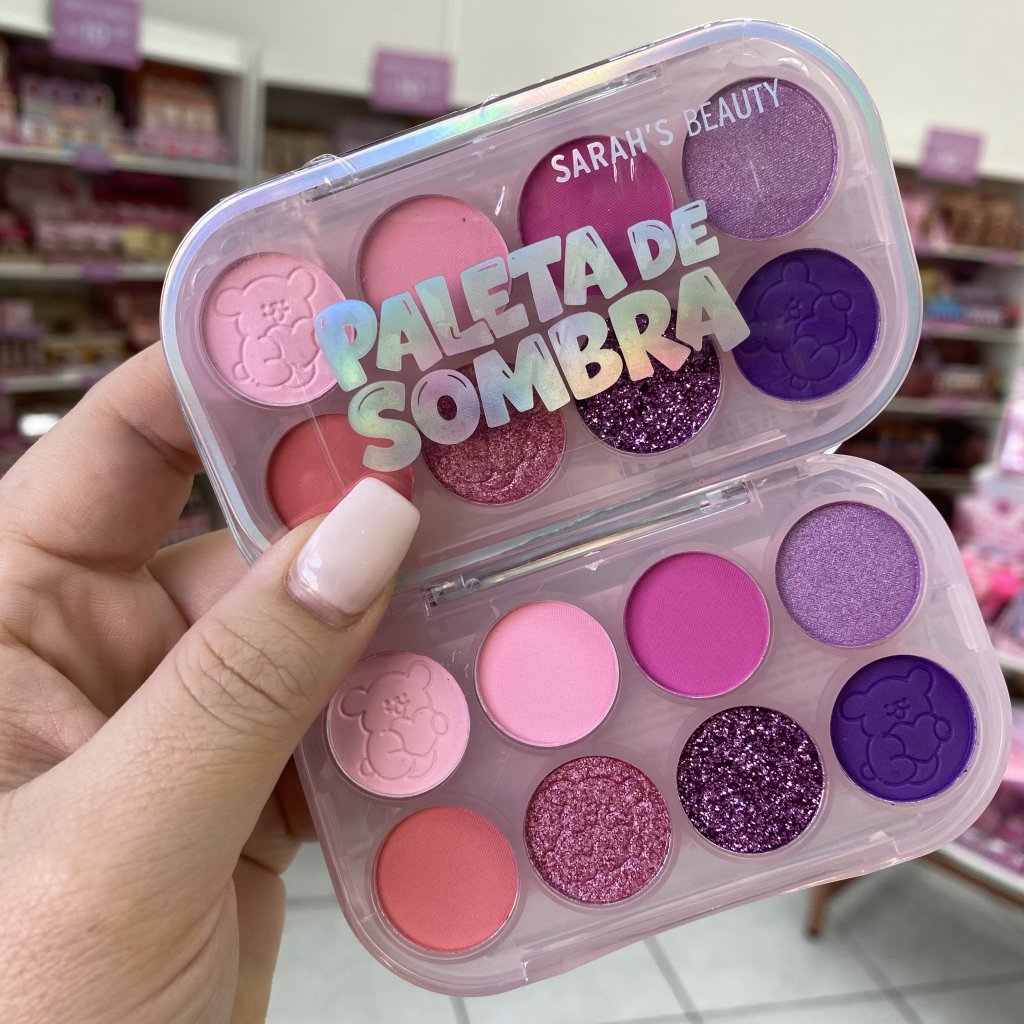 Paleta De Sombra E Glitter S6956 (C) - Sarah’s Beauty SOM0335