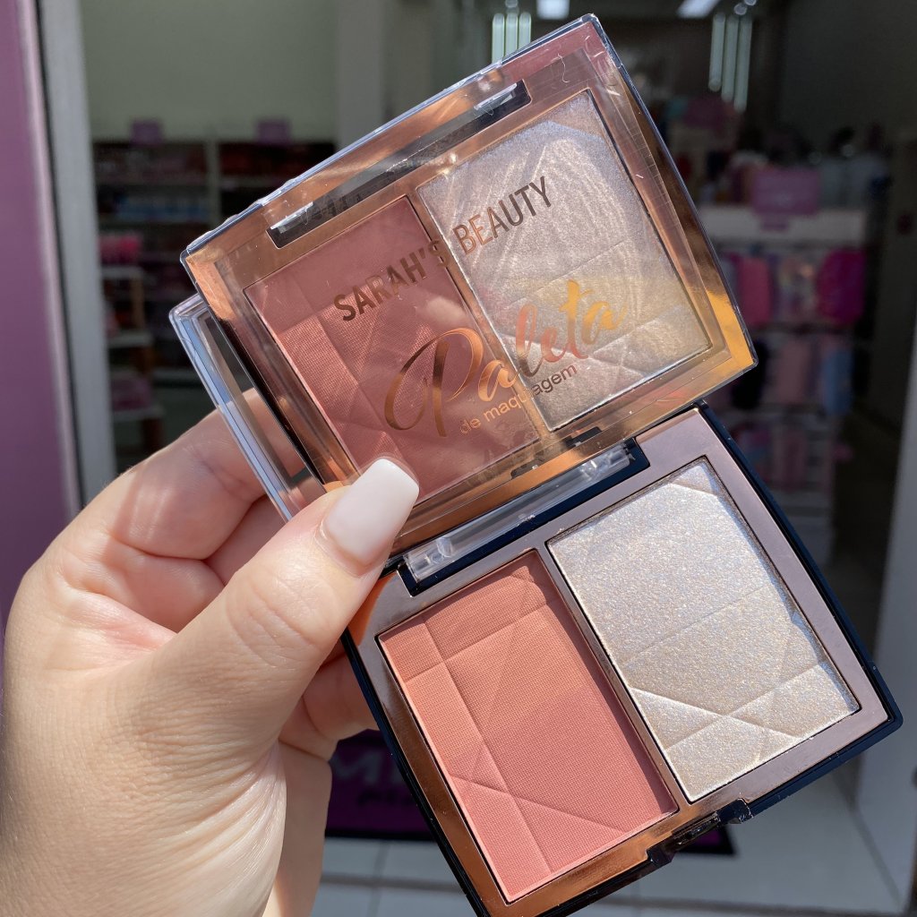 Duo Blush + Iluminador (A) S6822 - Sarah’s Beauty BLU0206