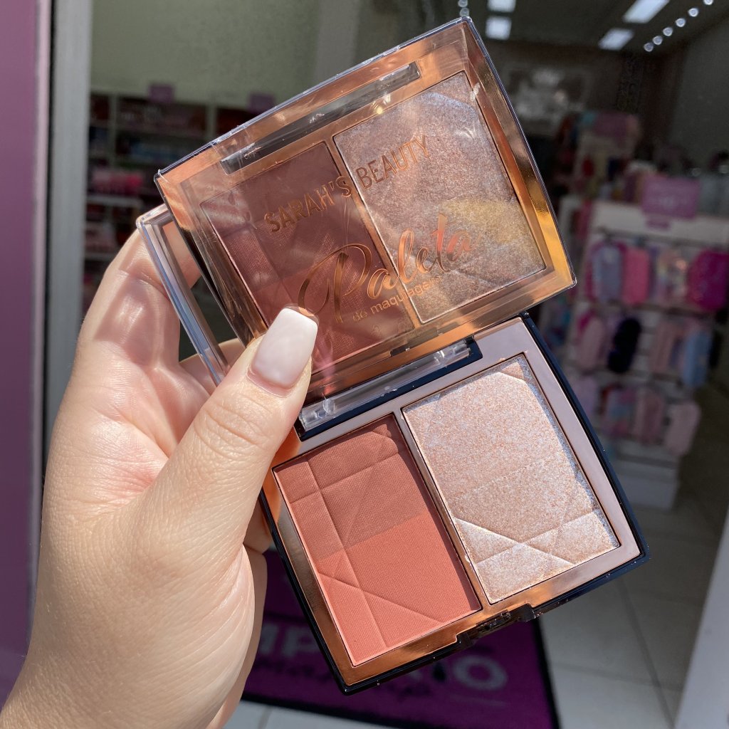 Duo Blush + Iluminador (B) S6822 - Sarah’s Beauty BLU0207