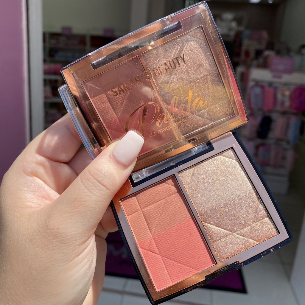 Duo Blush + Iluminador (C) S6822 - Sarah’s Beauty BLU0208