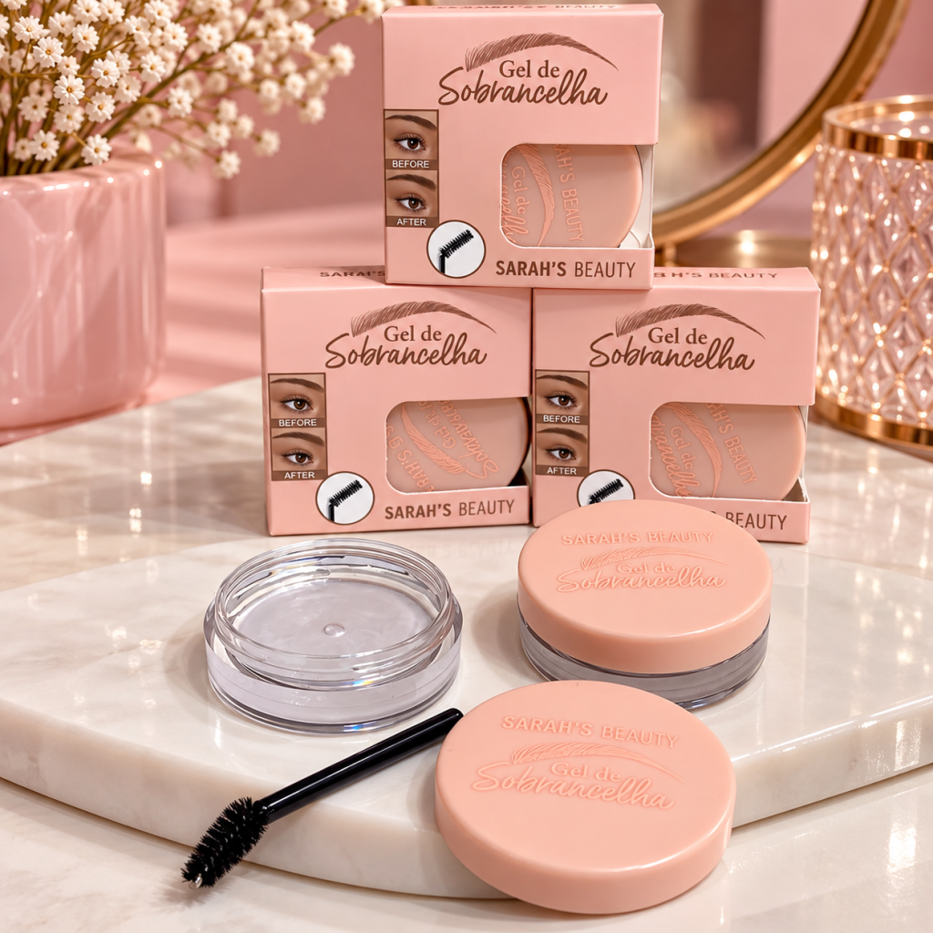 Gel De Sobrancelha Com Escovinha S6842 - Sarah’s Beauty SOB0085