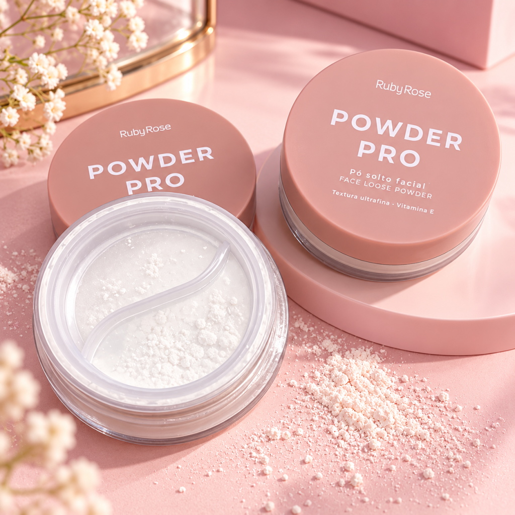 (PREMIUM) Pó Solto Facial Powder Pro PS10 - Ruby Rose PC0114