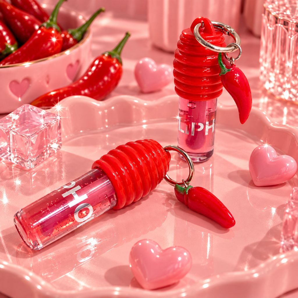 Gloss Labial Honey Chilli + Chaveiro Pimenta LP-011 - LP Honey GLOS0430