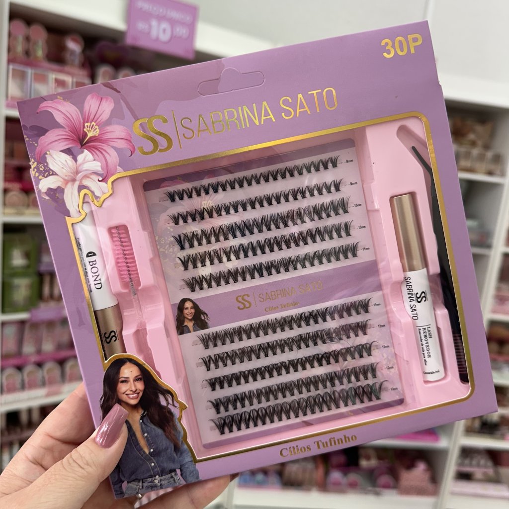 (PREMIUM) Kit extensão de cílios 30P - Sabrina Sato