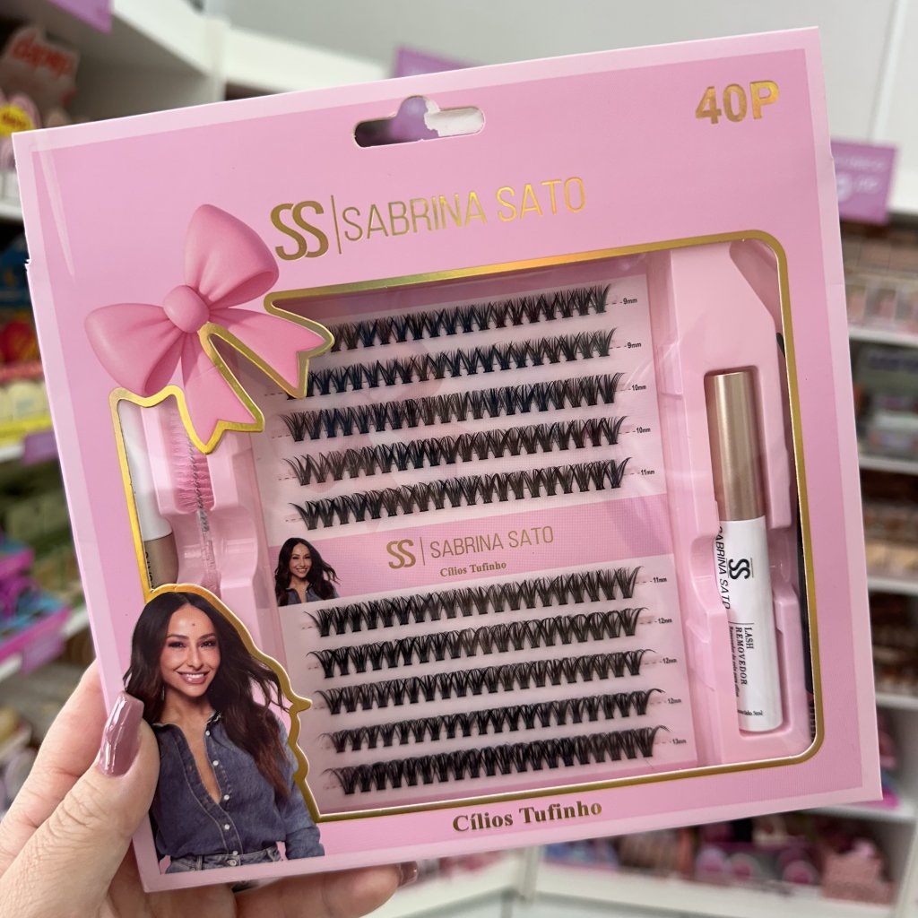 (PREMIUM) Kit extensão de cílios 40P - Sabrina Sato