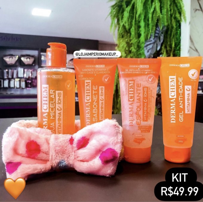 Kit Skin Care Dermachem Vitamina C 🧡 