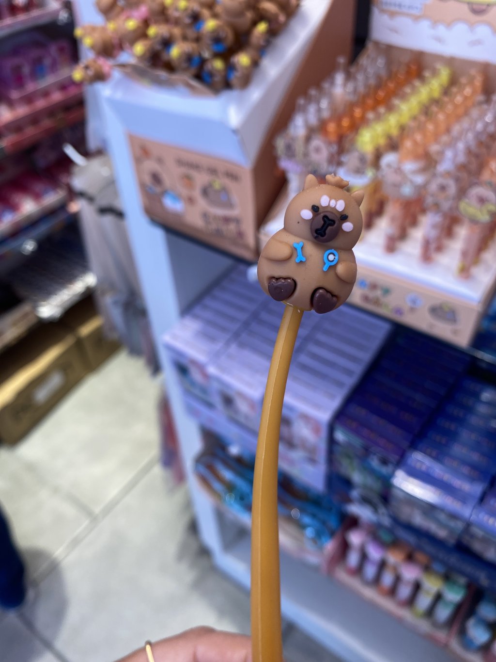 Caneta capivara 