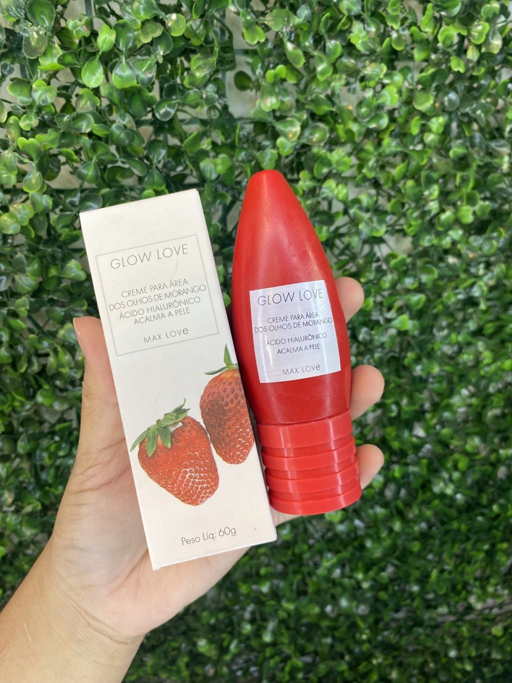 Creme para área dos olhos morango