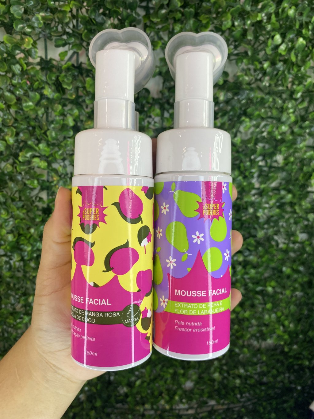 Mousse Limpeza facial super poderes