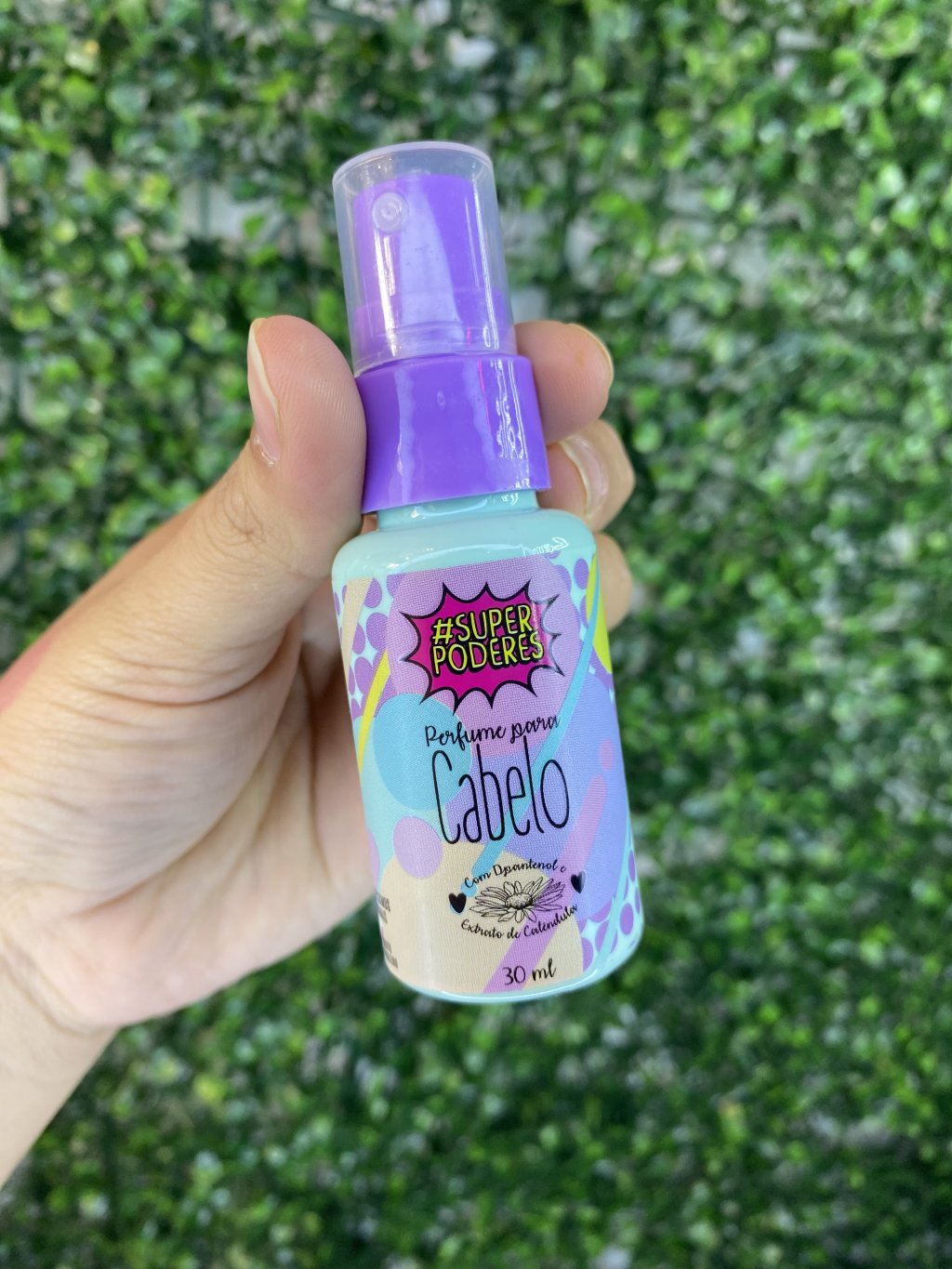 Perfume de cabelo super poderes 