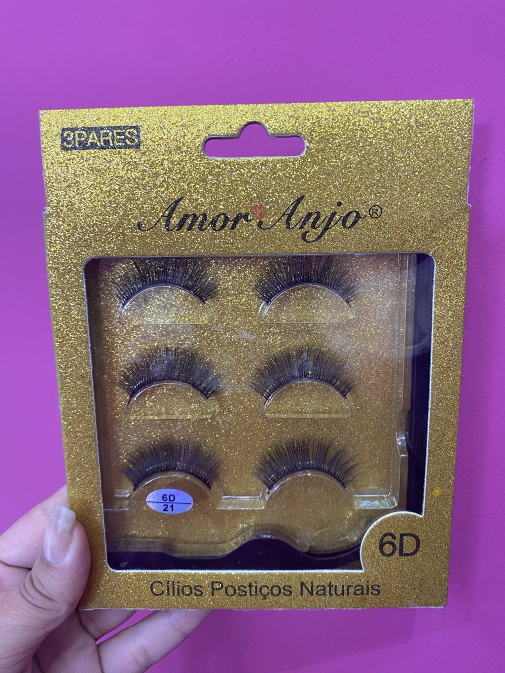 Cílios postiços Amor ❤️ Anjo