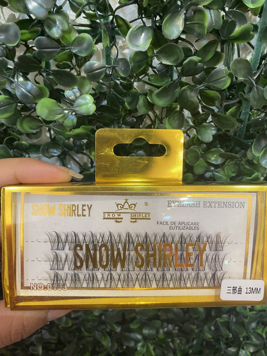 Cílios tufinhos Snow Shirley