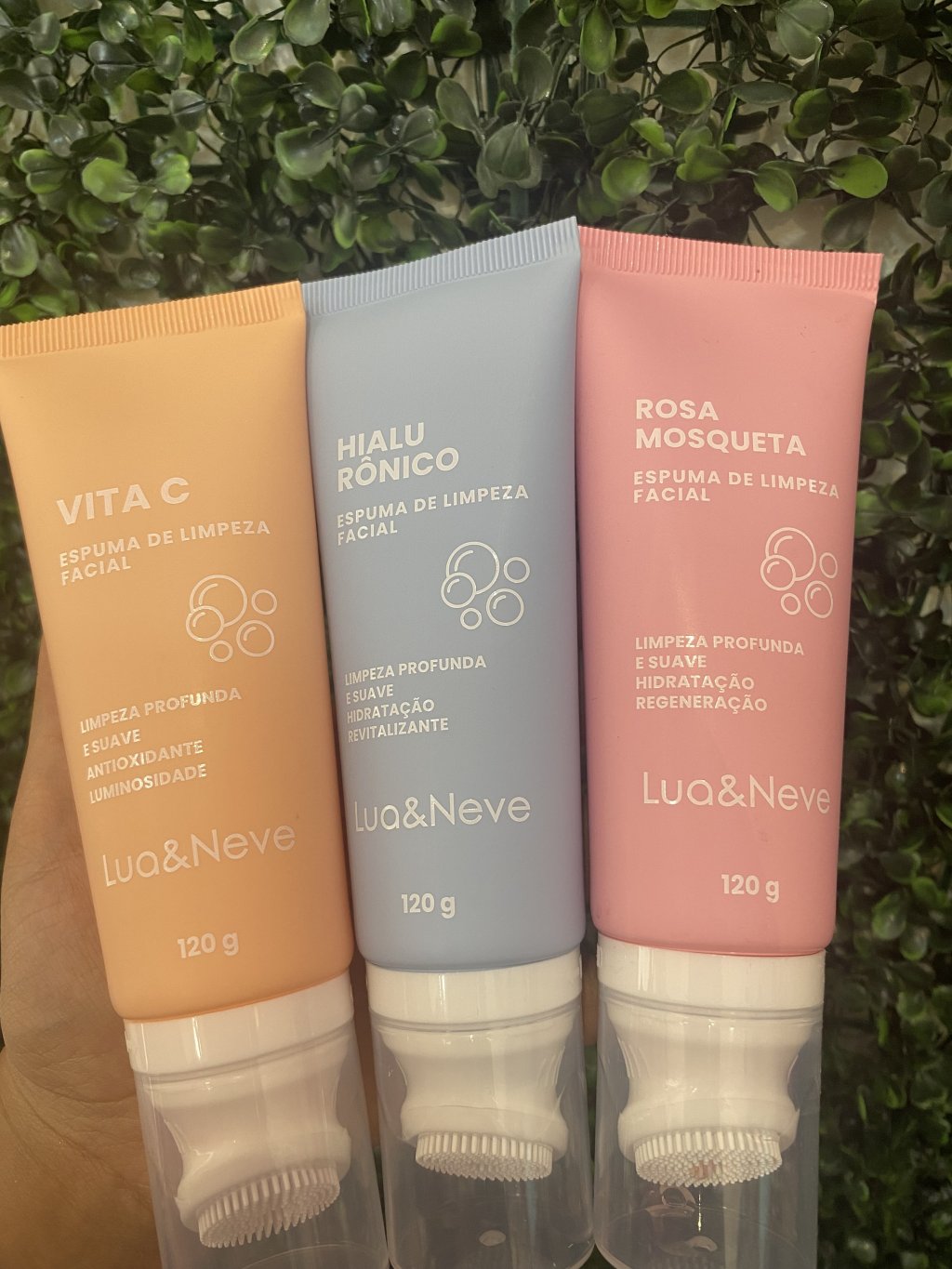 Espuma de limpeza facial Lua&Neve