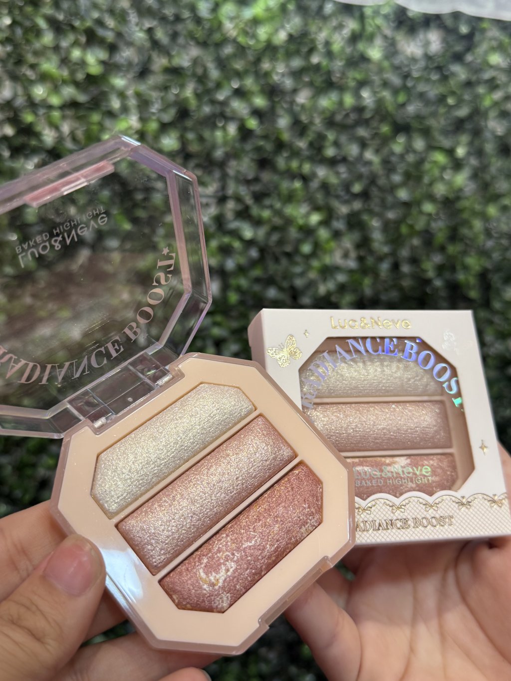 Paleta iluminador radiance boost lua e neve
