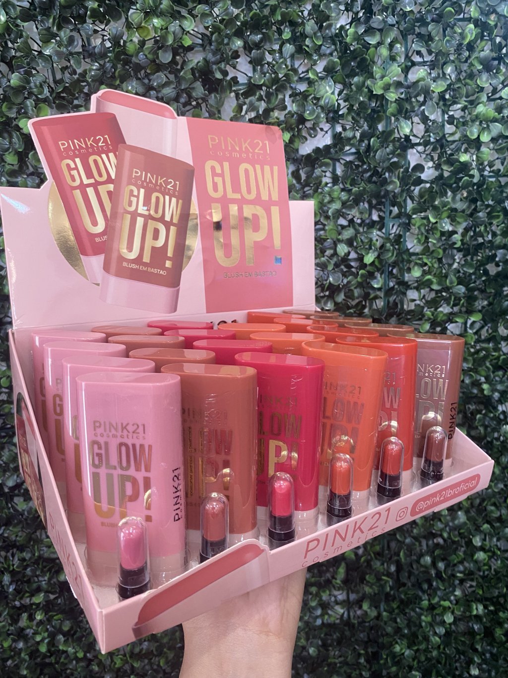 Blush em bastão Pink21