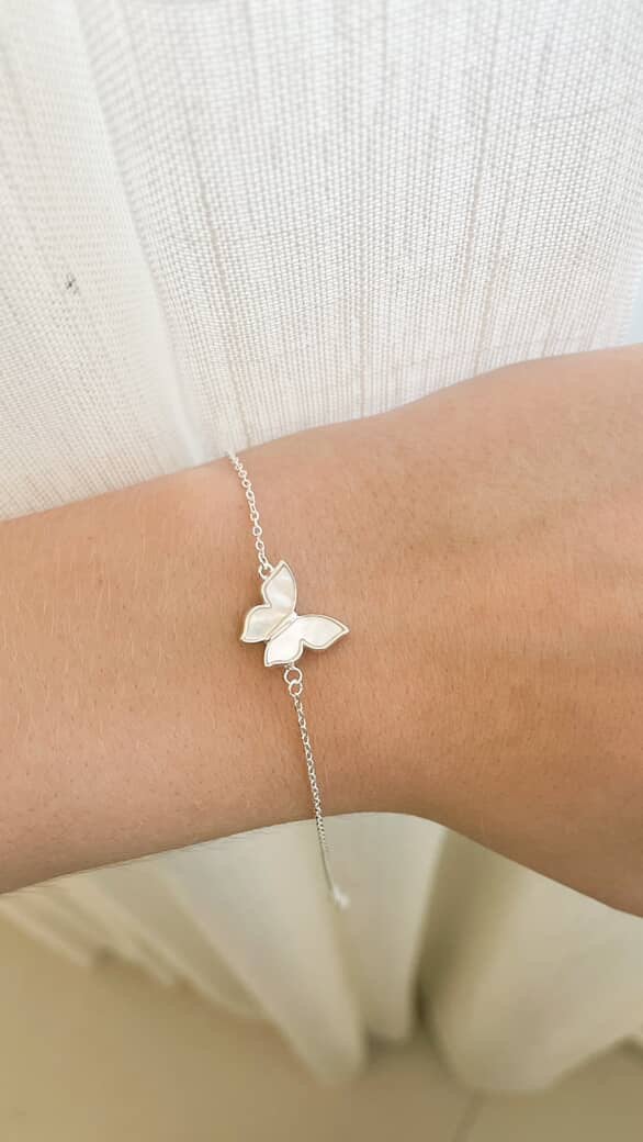 Pulseiras Borboleta em Resina 