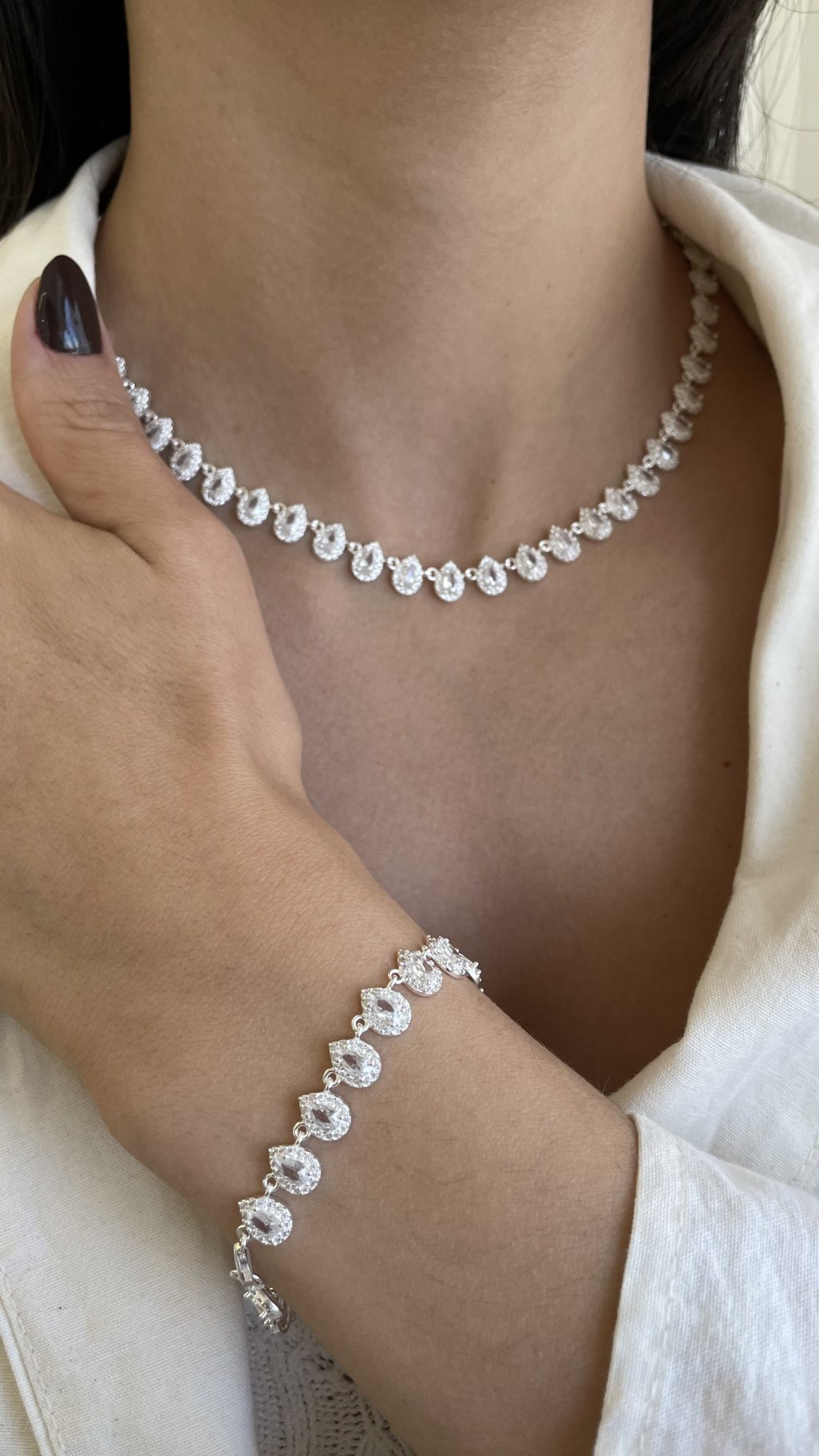Conjunto Cravejado Gota