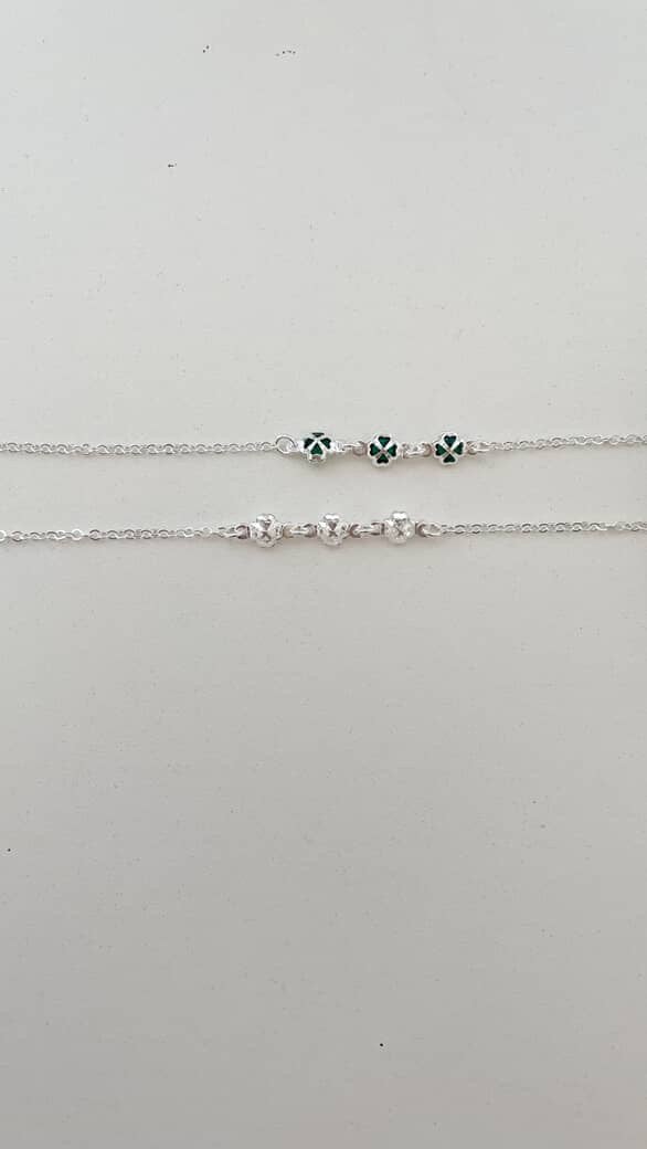 pulseira mini trevos