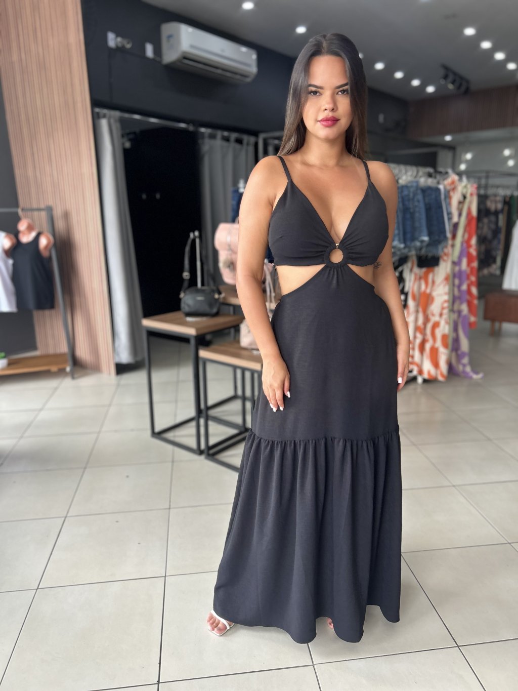 Vestido DECOTE LISO