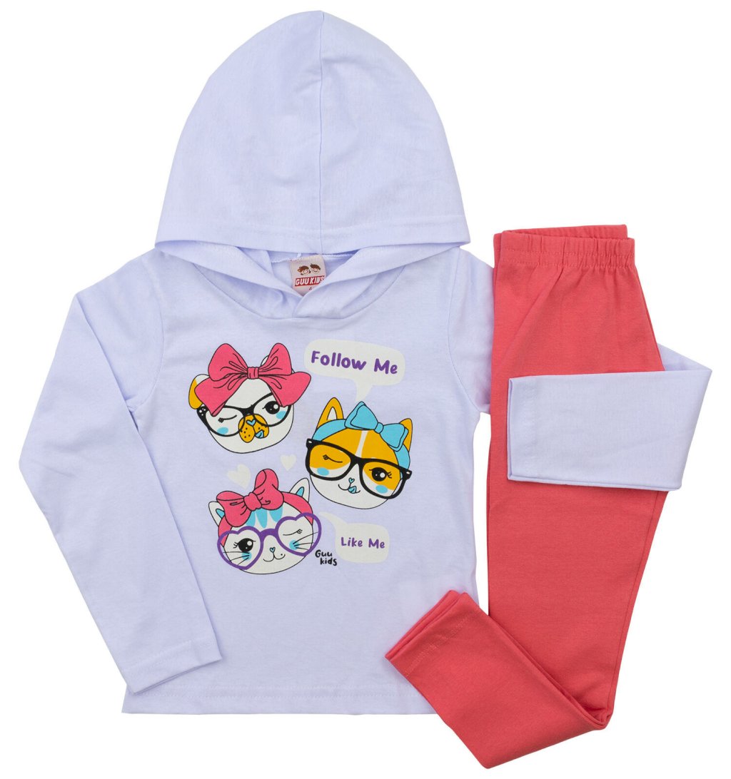 Conjunto Meia Estação Guu Kids Follow Me Girls Cód: 204