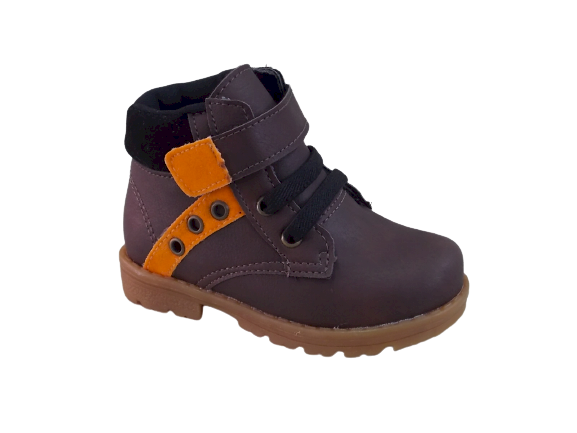 Bota Coturno Menino Infantil Tokpé Marrom Cód: 195