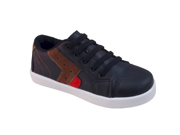 Tênis Infantil Tokpé Preto/Caramelo Lançamento Cód: 235