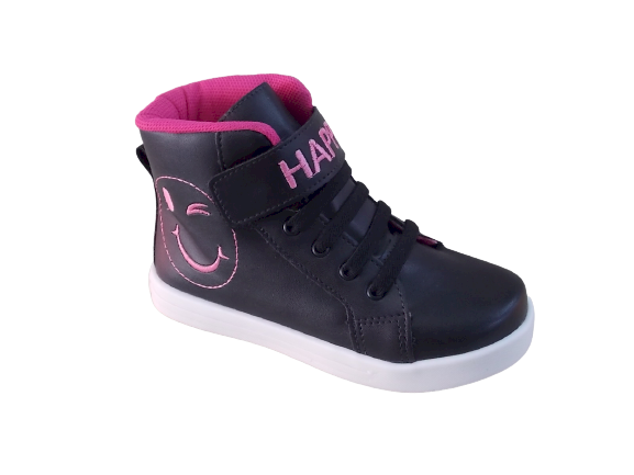 Tênis Botinha Tokpé Preto/Pink Imperdivel Cód: 259