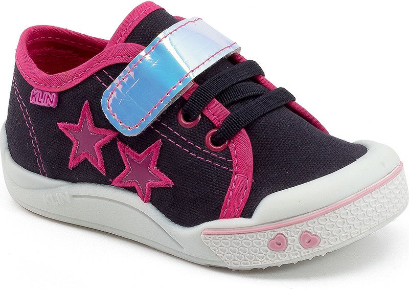 Tênis Klin Toy Fashion Estrelas Marinho/Pink Cód: 352