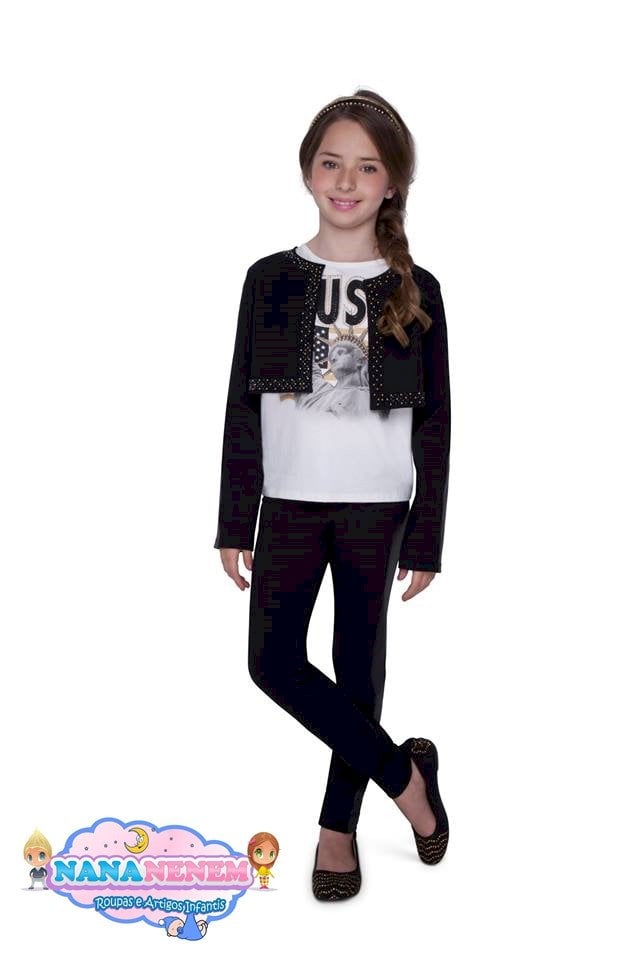 Conjunto Miss Turma Da Malha Linha Luxo 3 Peças Cód: 406