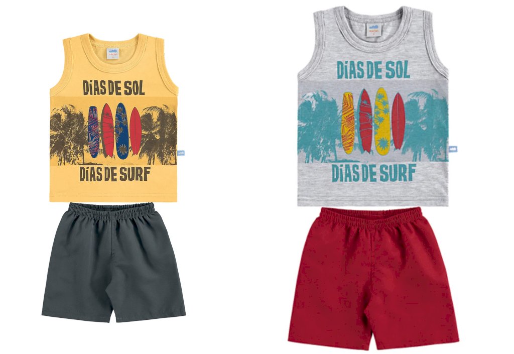Conjunto Bebê Marlan Dias de Sol Sucesso Vendas Cód: 408