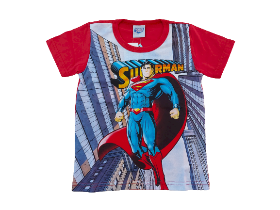 Camiseta Kamylus Superman Vermelha Lançamento Cód: 154
