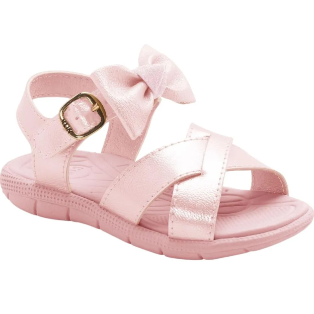 Sandália Klin Tic Tac Casual Rosa Perolizada Cód: 292