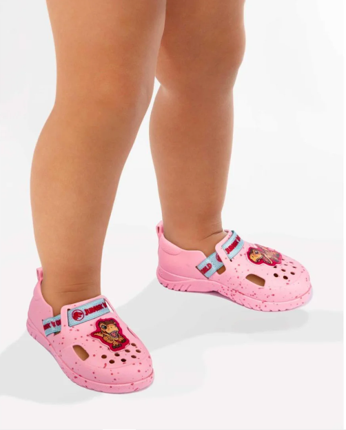 Tênis Grendene Kids Jurassic World Park Fun Rosa Cód: 38