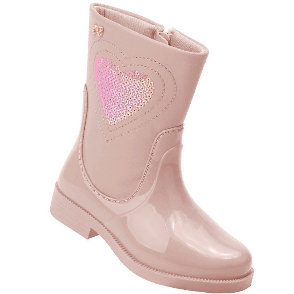 Bota World Colors Lolita Coração Nude Cód: 26