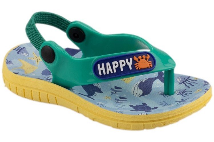Chinelo Keto Baby Fundo do Mar Com Elástico Cód: 509