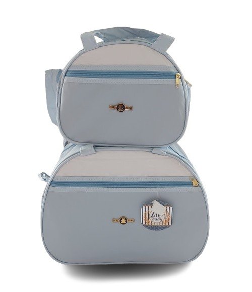 Kit Bolsa Maternidade 2 Peças Ludy Baby Azul Claro Cód: 583