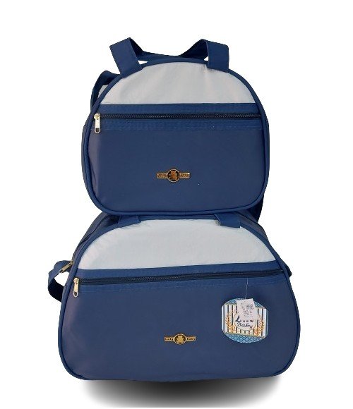 Kit Bolsa Maternidade 2 Peças Ludy Baby Marinho Cód: 583